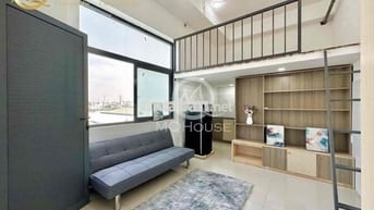 Căn hộ duplex full nội thất, gác cao 1m8, ở được 3-4 bạn📍UEH, VHU, HBU