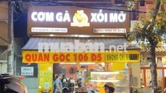 SANG QUÁN CƠM GÀ CÓ LƯỢNG KHÁCH SINH VIÊN ỔN ĐỊNH Ở BÌNH THẠNH