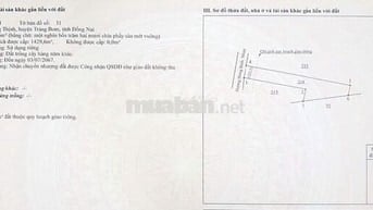 Đất nông nghiệp Hưng Thịnh, Trảng Bom, Đồng Nai