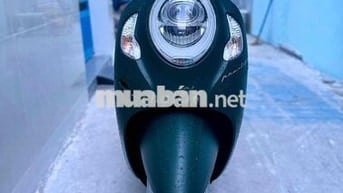 scoopy xanh rêu khoá ga đời cao, xe rin chất bs43