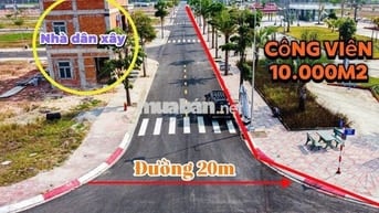 Lô góc vị trí đẹp đối diện kcn Tân Bình, mặt tiền DT 741, dân cư đông.