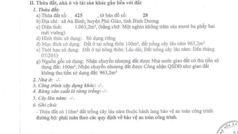 BÁN ĐẤU GIÁ TS VIB L5_XÃ AN BÌNH, PHÚ GIÁO, BÌNH DƯƠNG, NAY LÀ TPHCM