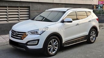 Hyundai Santafe AT dầu model 2016 màu trắng