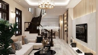 Nhà ngõ 155 phố Nguyễn Khang, Dt 55m2 x 4 tầng, lô góc, đường ô tô