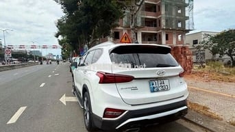 Hyundai Santafe 2021 Xăng Trắng 70.000km