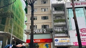 Toà nhà 472-474 Trần Hưng Đạo, DT 8,7x26m - Hầm, 9 tầng - Hơn 2000m2