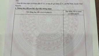 Chính chủ cắt lỗ lô đất fo ở phù ninh thuỷ nguyên hải phòng