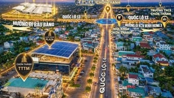 📍 Đất ngay trung tâm Chơn Thành – sát KCN Minh Hưng 3