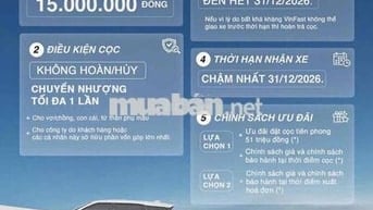 Đặt cọc VinFast VF 8 Thế hệ mới