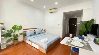 Cho thuê căn studio full nội thất đẹp 35m2 y hình Orchard Garden