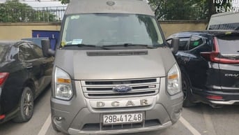 Ford Transit Dcar 2018, 10 chỗ, hỗ trợ rút HS