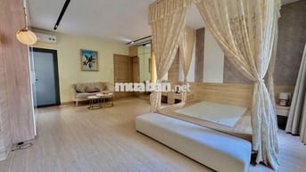 50m2 1PN + Phòng sinh hoạt , Thang máy , dọn phòng 2 lần/tuần ,free xe