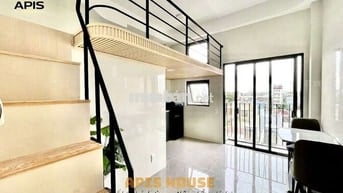 Căn hộ Duplex - Bancol siu thoáng, full nội thất. Toà thang máy,hầm xe