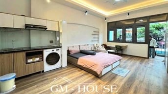 Cho thuê căn hộ dịch vụ 50m2 ban công- máy giặt riêng ở Điện Biên Phủ