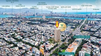 CĂN HỘ TRUNG TÂM HẢI CHÂU 2PN 76M2 MỚI TOANH VÀO Ở NGAY