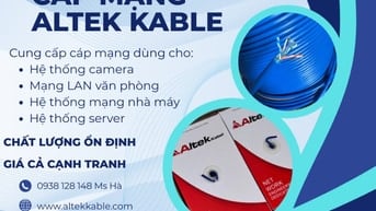CUNG CẤP CÁP MẠNG ALTEK KABEL CHẤT LƯỢNG CAO