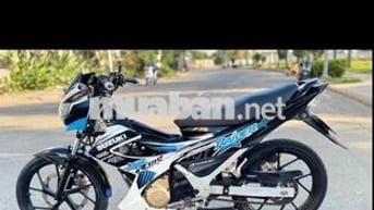 Suzuki Raider Đen Xanh Trắng