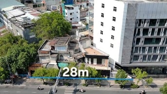 Bán khu đất vàng 465m2 mt Nguyễn Văn Trỗi, ngang 28m, HĐT 45tr/th