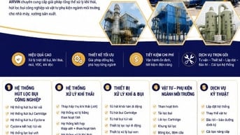 AIRVIN – Giải Pháp Xử Lý Khí Thải, Hút Lọc Bụi Công Nghiệp & Vật Tư Mô