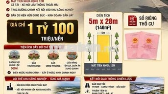 BÁN ĐẤT MẶT TIÊN KINH DOANH HƯNG LỘC  GẦN KHU CÔNG NGHIỆP DẦU GIÂY
