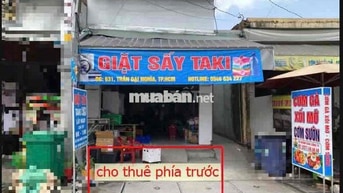 Tiệm giặt 643 Trần Đại Nghĩa , ngay chợ đảo Cho thuê phía trước mua bá