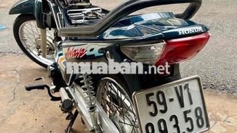 Honda Wave Alpha 2002 Xanh Bstp 9chủ công chứng