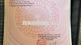 đất mặt tiền 1 sẹt tân phong chính chủ