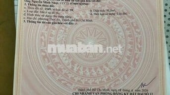 ĐẤT TX52, DT:56m2, SỔ HỒNG RIÊNG, CHỈ 2.3 TỶ