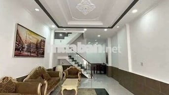 Nhà 1 Trệt 3 Lầu 4PN 5WC Hẻm Xe Hơi KDC Lê Thị Chợ Quận 7