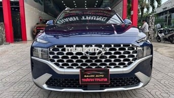 Hyundai Santa Fe 2022 Premium 2.2D xanh Cavansite