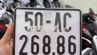 Biển số trúng đấu giá 50 AC - 268.86