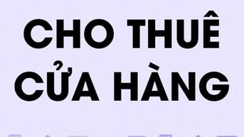 Cho thuê cửa hàng kinh doanh tại P108 G1 khu chung cư 7,2ha Vĩnh Phúc