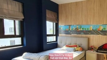 💎(16tr) Nhà 3 tầng SimCity Full nội thất Bắc Âu | 114m2 căn góc