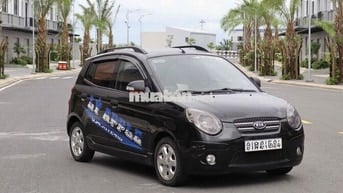 Kia Morning 2008 Số tự động 128k km Đen