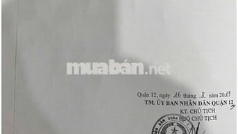 Cần bán 81m2 đất sau lưng KDC Hiệp Thành City 5x16 khu đựơc xây cao