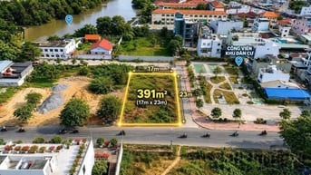 Lô đất góc 2MT Lê Hữu Kiểu đối diện Villa Mỹ Tâm_CN 391m2_ 160tr/m2 TL