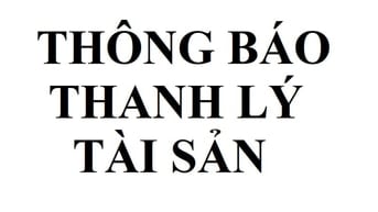 Công ty TNHH MTV DỆT KIM ĐÔNG XUÂN thanh lý tài sản đã sử dụng