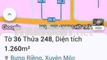 Bán Đất tại Xã Bưng Riềng, 1,95 tỷ, 420m2, còn thương lượng nếu thiện