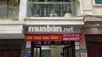 Cho thuê nhà làm vp, mặt bằng kinh doanh