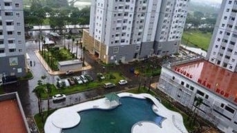 Bán căn chung cư 2PN giá rẻ tầng thấp tại HQC Plaza Nguyễn Văn Linh