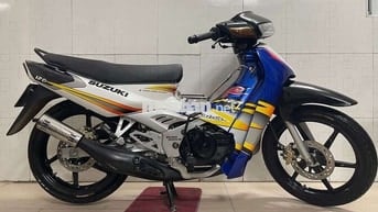 Suzuki Satria 120 Xanh, Trắng, Đen