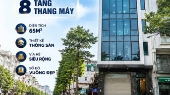 MẶT PHỐ NGHĨA TÂN – VỈA HÈ SIÊU RỘNG – 8 TẦNG THANG MÁY, 65M2 3X TỶ