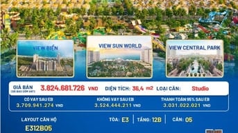 CĂN HỘ VIEW BIỂN SỞ HỮU LÂU DÀI 