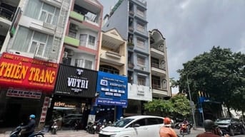 Bán nhà mặt tiền đường nguyễn trường tộ P13.Q4,dt:8x20m,giá:89tỷ(6lầu)