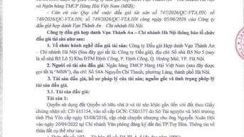Đấu giá Quyền sử dụng đất QSH nhà ở và tài sản khác gắn liền với đất
