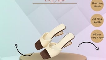 Review đôi dép cao gót đế vuông ngon-bổ-rẻ đáng mua nhất