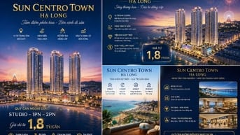 🌊 SUN CENTRO TOWN HẠ LONG - QUỸ CĂN HƯỚNG BIỂN ĐẸP NHẤT DỰ ÁN 🌊