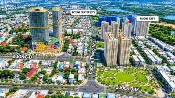 Suất nội bộ, căn nội khu shophouse vip TOP 1 Bcons Center City giá gốc