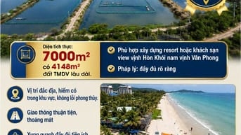 BÁN ĐẤT TMDV GIÁ TỐT NHẤT DU LỊCH MẶT VỊNH HÒN KHÓI