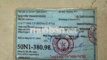 Honda Winner 2017 Đỏ đen 56500 km